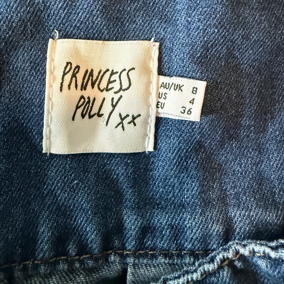 Princess Polly Blue Denim Y2K Skater Skirt *Please see measurements* - Picture 4 of 10